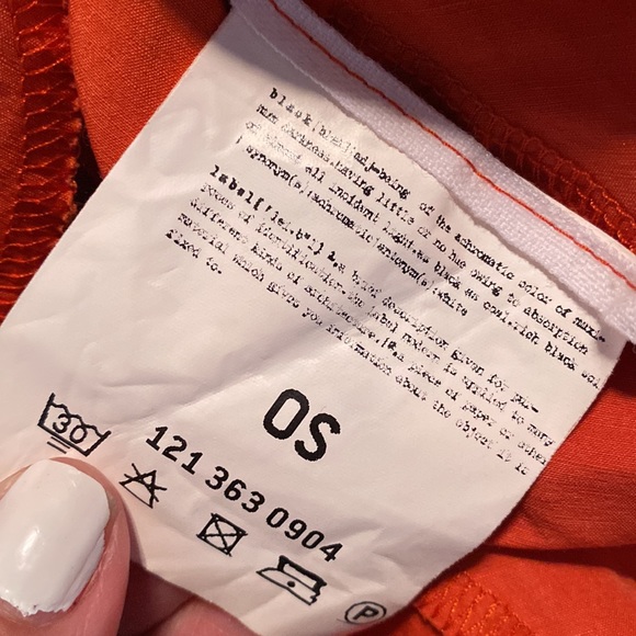 Rundholz Black Label, Orange Printed Shift Top/Mini, NWT - Picture 12 of 16